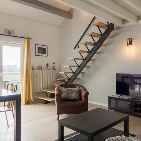 Ferienwohnung Le Duplex Ensoleille Du Parc * Parking * Balcon * Orléans Exterior foto