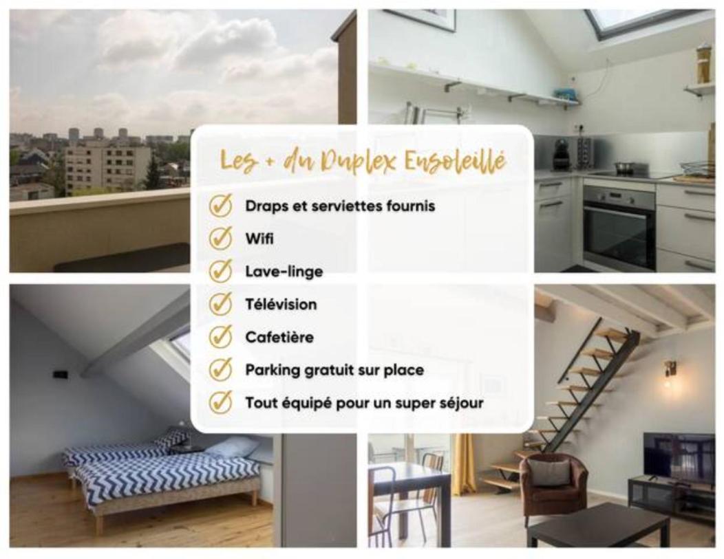 Apartment Le Duplex Ensoleille Du Parc * Parking * Balcon * *